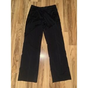 Maggie Lane Women's Sz 6 Black Performance Golf Pants Zipper Pockets EUC